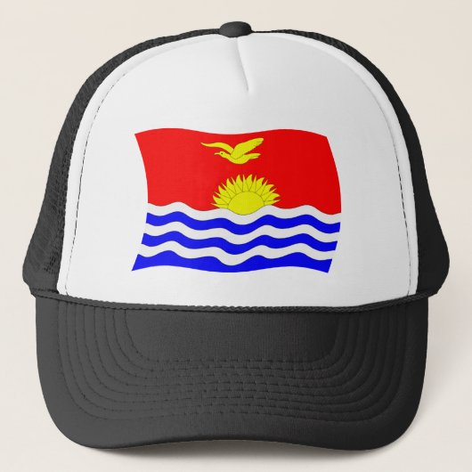 Casquette Chapeau avec le drapeau de Kiribati (Devant)