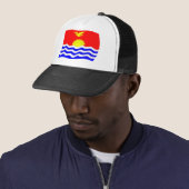 Casquette Chapeau avec le drapeau de Kiribati (En situation)