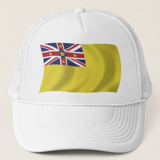 Casquette Chapeau avec le drapeau de Nioué (Devant)