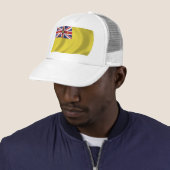 Casquette Chapeau avec le drapeau de Nioué (En situation)