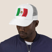 Casquette Chapeau avec le drapeau du Mexique (En situation)