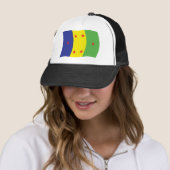 Casquette Chapeau avec le drapeau du peuple Ogoni (En situation)