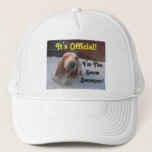 Casquette Chapeau Basset Hound Balai à Neige