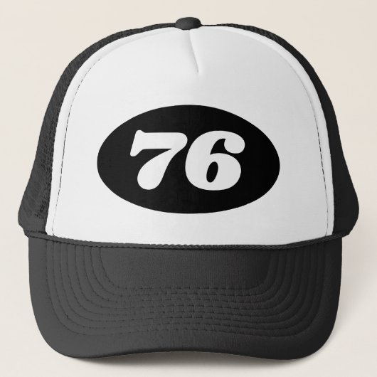 Casquette chapeau camionneur cool pour la fête du 76e annive (Devant)