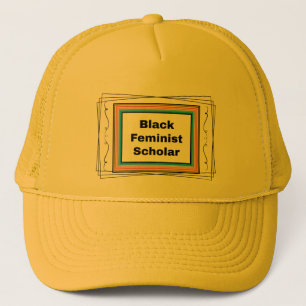 Casquette Chapeau camionneur féministe noir