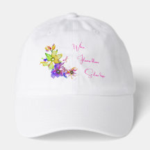 Chapeau chrétien, où les fleurs s'épanouissent