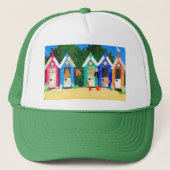 Casquette Chapeau de camion "Beach Huts" (Devant)