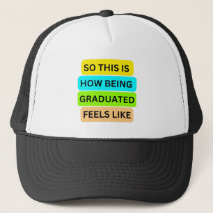 Casquette Chapeau de camion blanc et noir SO_This_IS_HOW_BEI