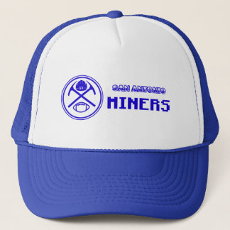 Casquette Chapeau de camion blanc/royal San Antonio Miners
