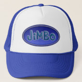 Casquette Chapeau de camion bleu JIMBO (Devant)