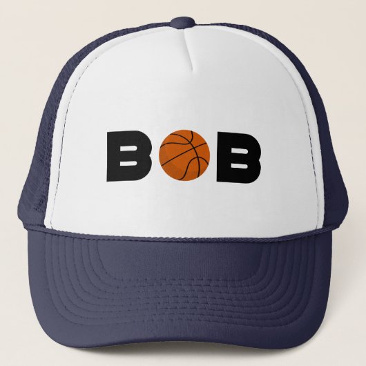 Casquette Chapeau de camion Bob Basketball (Devant)