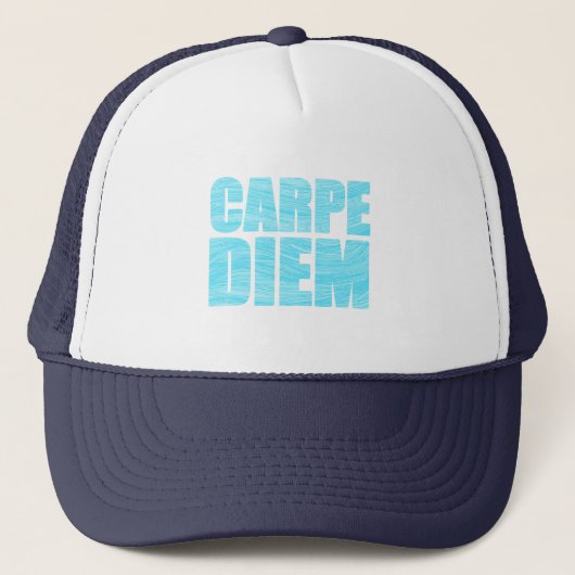 Casquette Chapeau de camion Carpe Diem (Devant)