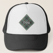 Casquette Chapeau de camion Clan Craig Tartan (Devant)