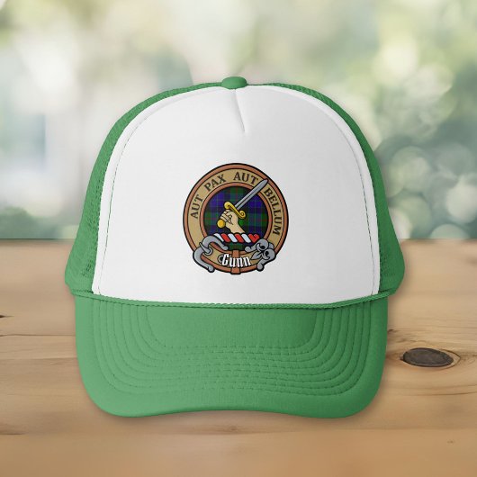 Casquette Chapeau de camion Clan Gunn Crest