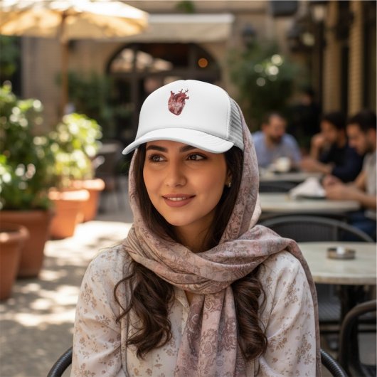 Casquette Chapeau de camion de coeur