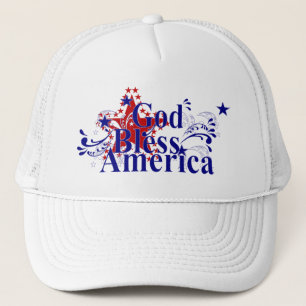 Casquette Chapeau de camion de Dieu béni America