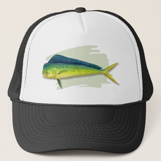 Casquette Chapeau de camion de Dolphinfish (Mahi Mahi) (Devant)