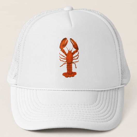 Casquette Chapeau de camion de homard rouge (Devant)