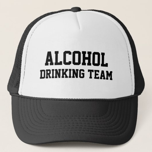 Casquette Chapeau de camion de l'équipe de boisson alcooliqu (Devant)
