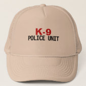 Casquette Chapeau de camion de police K-9 (Devant)