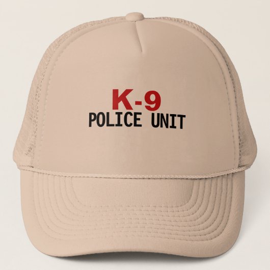 Casquette Chapeau de camion de police K-9 (Devant)