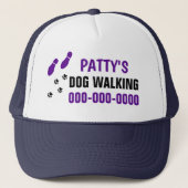 Casquette Chapeau de camion de promenade de chien (Devant)