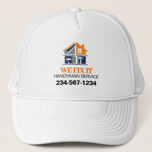 Casquette Chapeau de camion de service Handyman