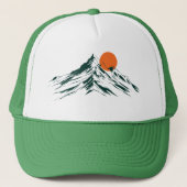 Casquette Chapeau de camion de style vert (Devant)