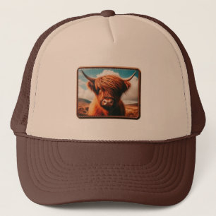 Casquette Chapeau de camion de vache Highland, Tendance de c