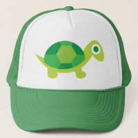 Chapeau de camion Décontracté de la tortue caricat