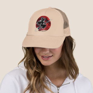 Casquette Chapeau de camion d'Halloween pour sorcière et lun