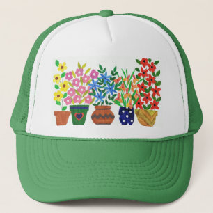 Casquette Chapeau de camion "Flower Power"