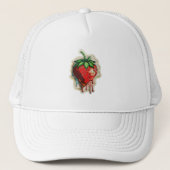 Casquette Chapeau de camion fraise (Devant)