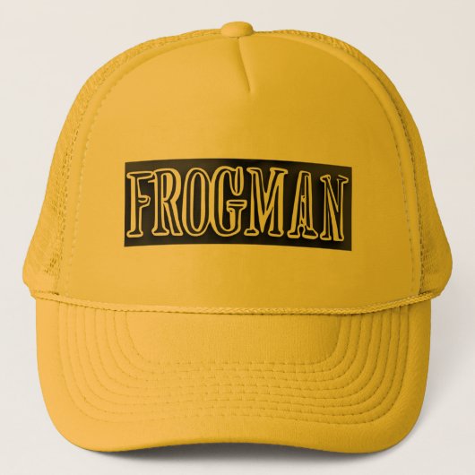Casquette Chapeau de camion Frogman (Devant)