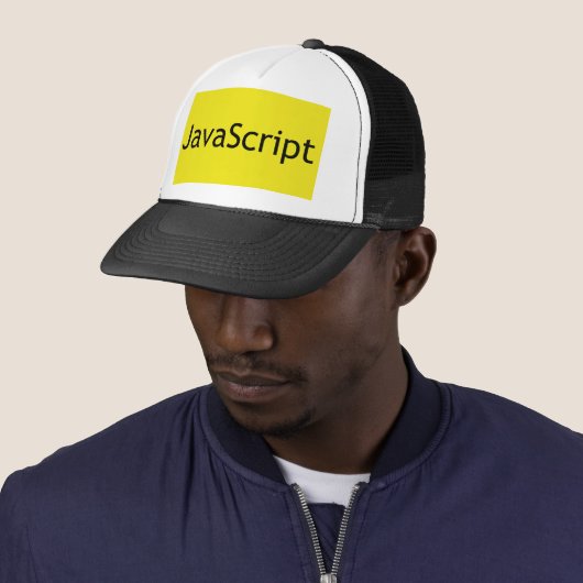 Casquette Chapeau de camion JavaScript (En situation)