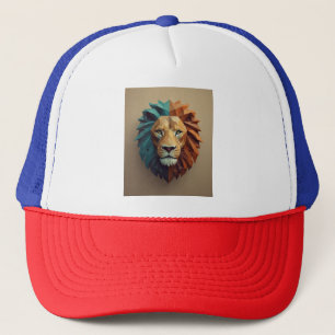Casquette Chapeau de camion Lion géométrique