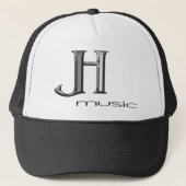 Casquette Chapeau de camion - Logo de musique JH (Devant)