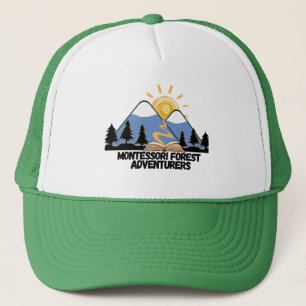 Casquette Chapeau de camion Logo Trucker Montessori Forest A