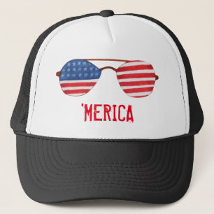 Casquette Chapeau de camion lunettes de soleil Merica