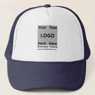 Casquette Chapeau de camion personnalisé avec logo, nom et W