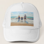 Casquette Chapeau de camion photo personnalisé avec votre co<br><div class="desc">Casquette photo personnalisé - Unique votre propre design - Famille personnalisée / Amis ou Chapeaux de camion personnel / Cadeau - Ajouter votre photo / texte - Redimensionner et déplacer des éléments avec outil de personnalisation! Choisissez la police / taille / couleur.</div>