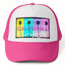 Chapeau de camion rose chaud "California Love"