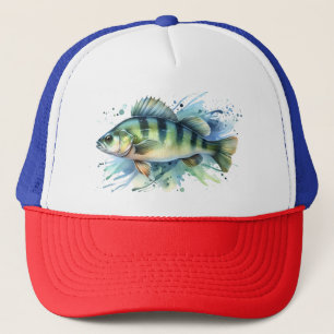 Casquette Chapeau de camion - série aquarelle Perch