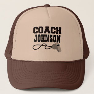 Casquette Chapeau de camion sifflet d'entraîneur personnalis