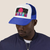 Casquette Chapeau de camion Star Sunset (En situation)