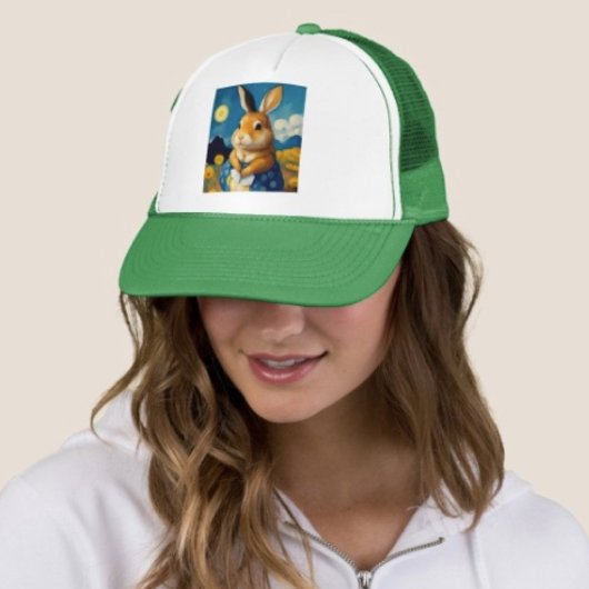 Casquette Chapeau de camion Starry Spring Bunny