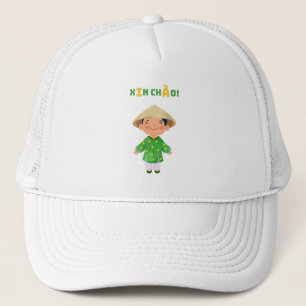 Casquette Chapeau de camion "Xin Chào" pour enfants - Cadeau
