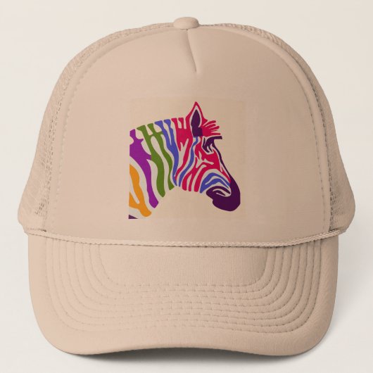 Casquette Chapeau de camion Zebra (Devant)