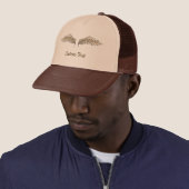 Casquette Chapeau de camionnette Beige Wings (En situation)