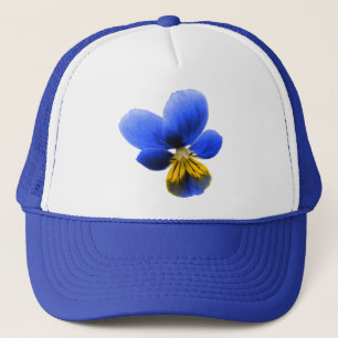 Casquette Chapeau de camionnette Blue Pansy